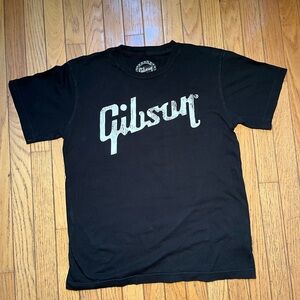 Gibson Classic Black Tee for Men